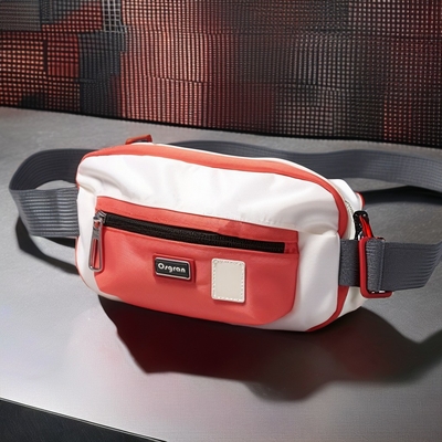 Bolsa de mensajería con cierre de cremallera para almacenamiento de teléfonos móviles de moda y conveniente
