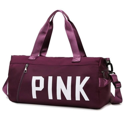 Cerradura con cremallera Moda sencilla Bolsa de compras de viajes de gran capacidad multicolor inoxidable de deportes gimnasio