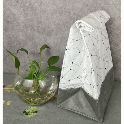 Mochila Tyvek rectangular Bolso de almacenamiento de pañales Solución aislada de organización de alimentos