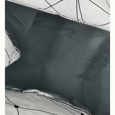 Mochila Tyvek rectangular Bolso de almacenamiento de pañales Solución aislada de organización de alimentos