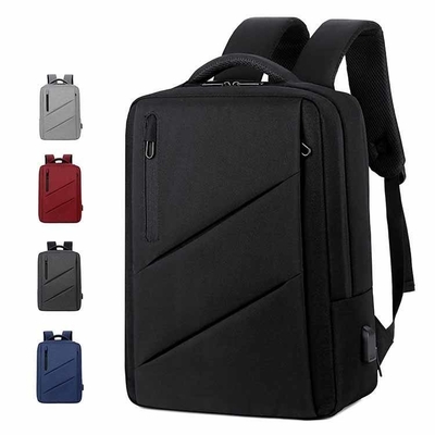 Mochila de negocios de logotipo personalizado con gran capacidad y material anti robo Oxford