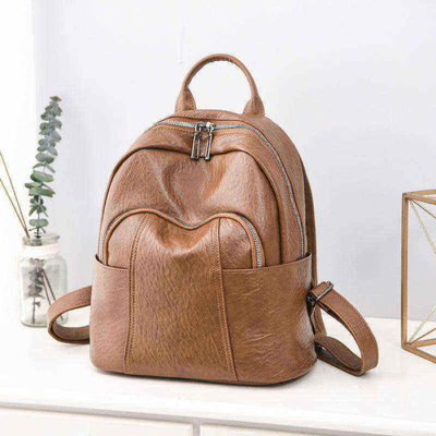 Sistema de transporte correas ajustables Bolsa de bolsillo con cremallera de cuero de PU negro personalizada para mujeres