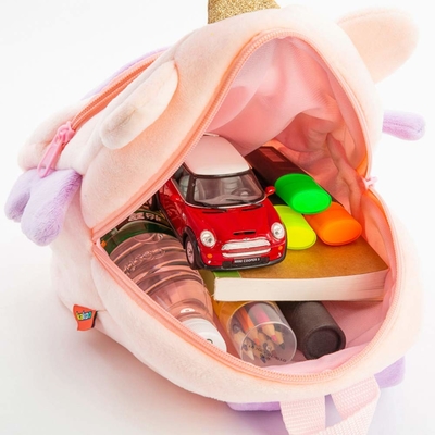 Mochila de peluche para niños Mochila escolar para niñas Mochila de dibujos animados Mochila de viaje para niños y niñas Mochila escolar Mochila guapa Muñecos de regalo Mochila