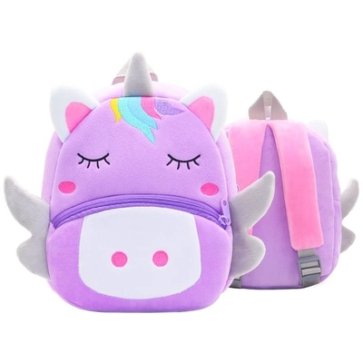 Mochila de peluche para niños Mochila escolar para niñas Mochila de dibujos animados Mochila de viaje para niños y niñas Mochila escolar Mochila guapa Muñecos de regalo Mochila