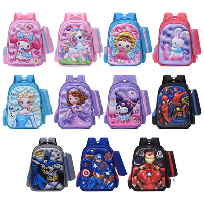 Impresión de dibujos animados en 3D personalizable Jardín de infantes Mochila de estudiante Mochila Inmune Niños Mochila Escolar Para Niños Mochila Escolar Mochila De Diseño Mochila