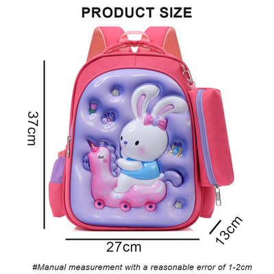Impresión de dibujos animados en 3D personalizable Jardín de infantes Mochila de estudiante Mochila Inmune Niños Mochila Escolar Para Niños Mochila Escolar Mochila De Diseño Mochila