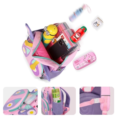 Caritas niños Mochila Para Niñas Pequeños dibujos animados 3D Pequeño niño Bolsas de libros escolares Edad 1-3 Guardería Niñera Bolsas de viaje Niños Mochila Juguetes Mochila Regalo Para Niño Mochila