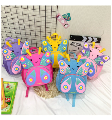 Caritas niños Mochila Para Niñas Pequeños dibujos animados 3D Pequeño niño Bolsas de libros escolares Edad 1-3 Guardería Niñera Bolsas de viaje Niños Mochila Juguetes Mochila Regalo Para Niño Mochila