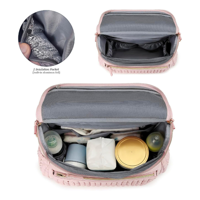 Bolsa de pañales para bebés de venta al por mayor Mochila de pañales pequeña Mochila de viaje elegante Mini Maternidad Mochila de día Mochila de mamá para mujeres Mochila de toque