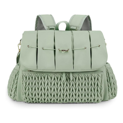 Bolsa de pañales para bebés de venta al por mayor Mochila de pañales pequeña Mochila de viaje elegante Mini Maternidad Mochila de día Mochila de mamá para mujeres Mochila de toque