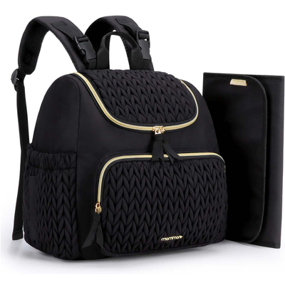 Bolsa de pañales para bebés de venta al por mayor Mochila de pañales pequeña Mochila de viaje elegante Mini Maternidad Mochila de día Mochila de mamá para mujeres Mochila Casual Tote