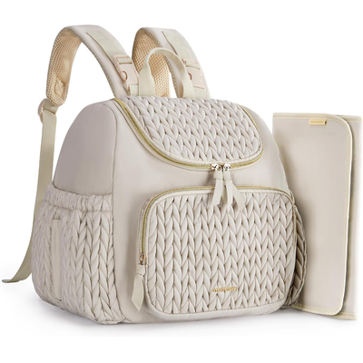 Bolsa de pañales para bebés de venta al por mayor Mochila de pañales pequeña Mochila de viaje elegante Mini Maternidad Mochila de día Mochila de mamá para mujeres Mochila Casual Tote