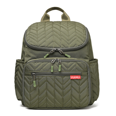 Bolso de pañales personalizado Mochila de viaje multifunción con mochila de cambio de almohadilla Bolso casual para mujeres Bolso Tote