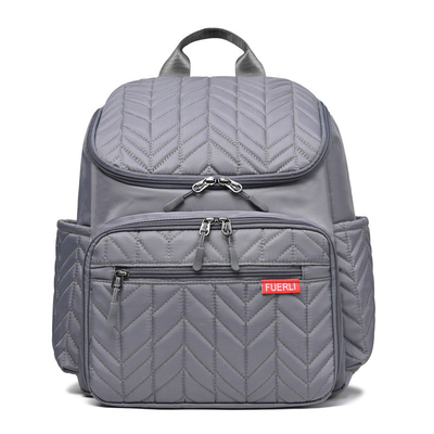 Bolso de pañales personalizado Mochila de viaje multifunción con mochila de cambio de almohadilla Bolso casual para mujeres Bolso Tote