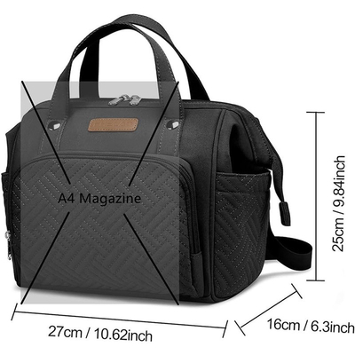 Bolsa de pañales para bebés personalizada Mochila pequeña Bolsa de mano para maternidad Mochila de viaje multifunción a prueba de agua Bolsa de viaje elegante Mini bolsas para damas