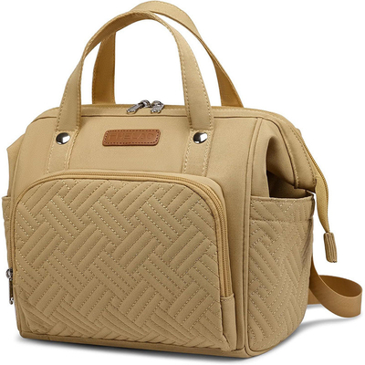 Bolsa de pañales para bebés personalizada Mochila pequeña Bolsa de mano para maternidad Mochila de viaje multifunción a prueba de agua Bolsa de viaje elegante Mini bolsas para damas
