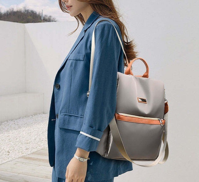 Mochila de 2 vías para personalizada 2023 Mujeres Damas Bolsas de diseño sencillas Niñas en Impresión personalizada